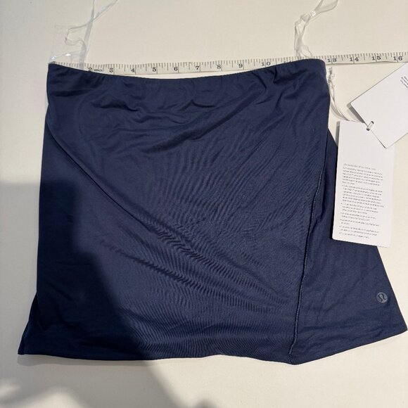NWT lululemon Wundermost Ultra-Soft Nulu Tube Top Navy Sz L - Picture 2 of 7